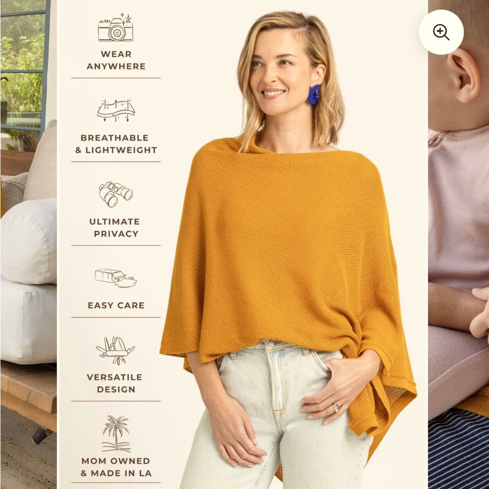 Amma Cocoon Nursing / breastfeeding cover / shawl / wrap - Like New!